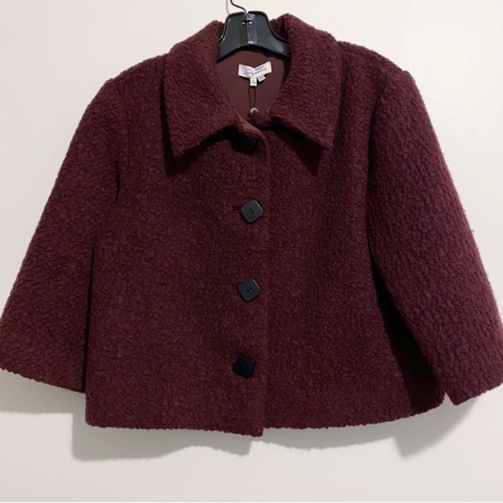 𝅺Anthropologie Raoul for Made in Kind Swing Jacket Coat Size 8P NWT - Picture 11 of 12